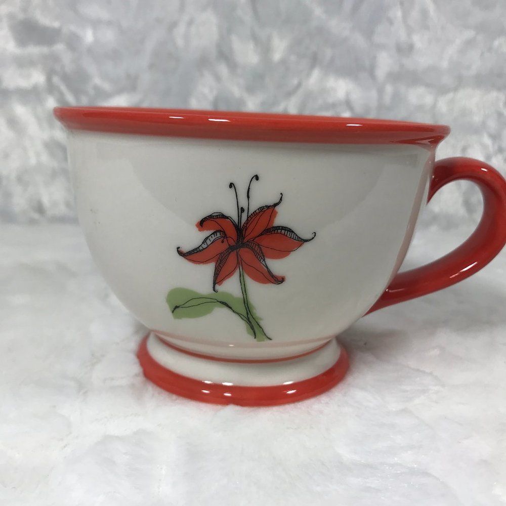 Starbucks 2006 "Uplifting" Tiger Lily Cup Mug
